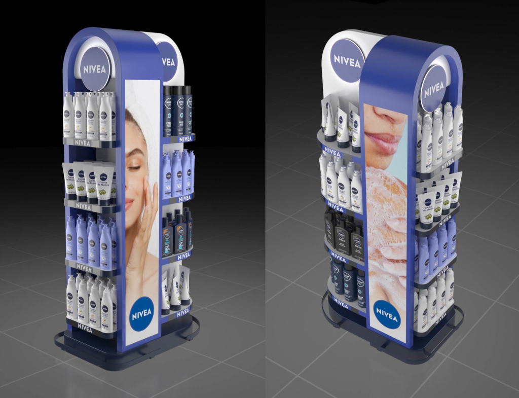 Nivea Branded Shelf
