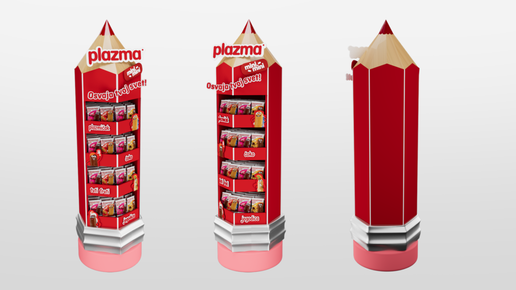 Plazma Branded Shelf Desing, Pen